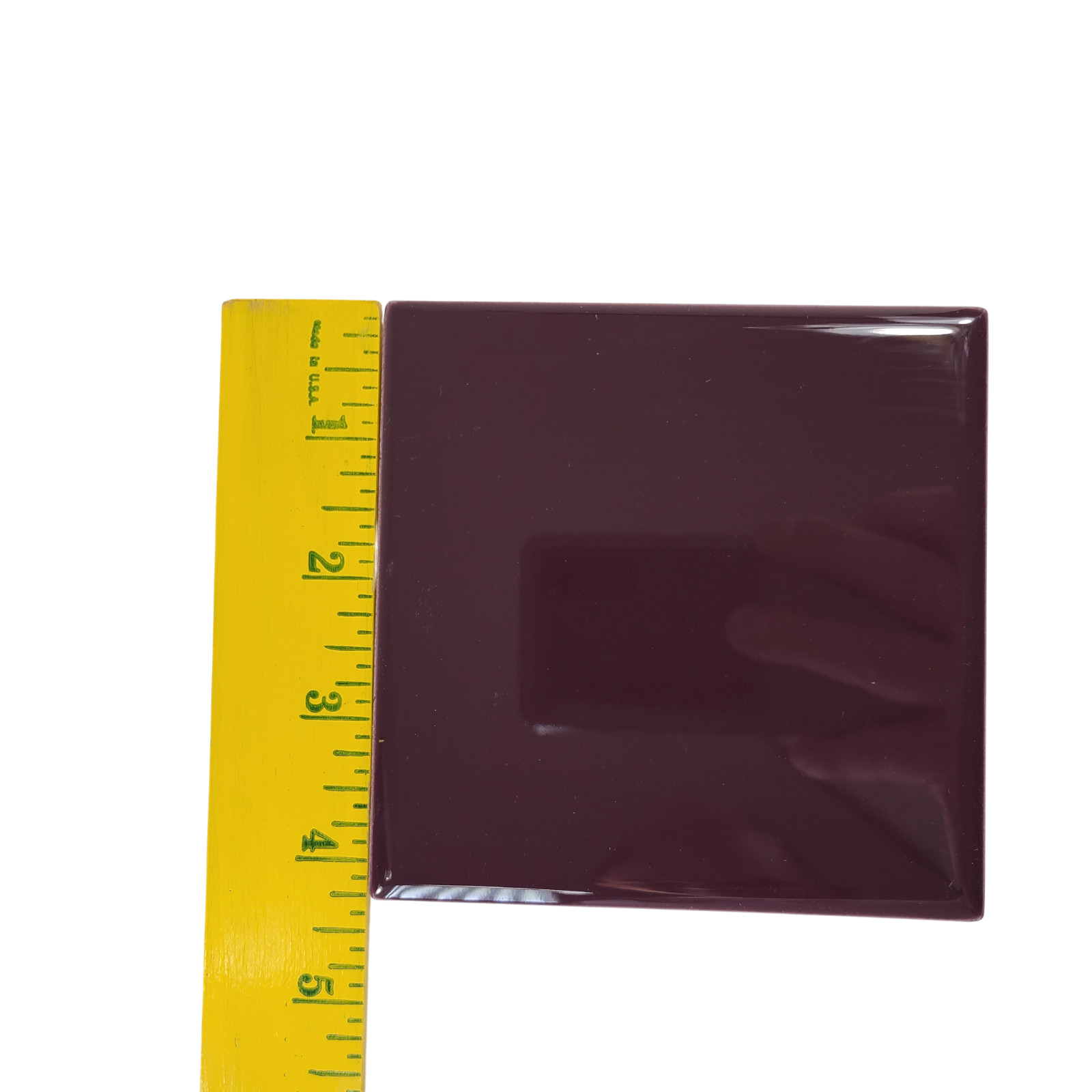 Purple 4.25 in Ceramic Tile Subway Square Shower Wall Bath Kitchen Backsplash