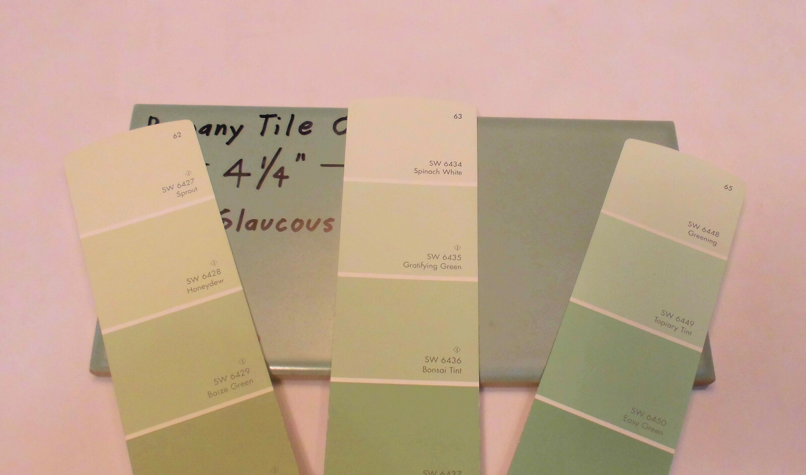 1 pcs. Vintage *Bluest-Green* Ceramic Tile…4-1/4″ Matte Finish by Romany NOS