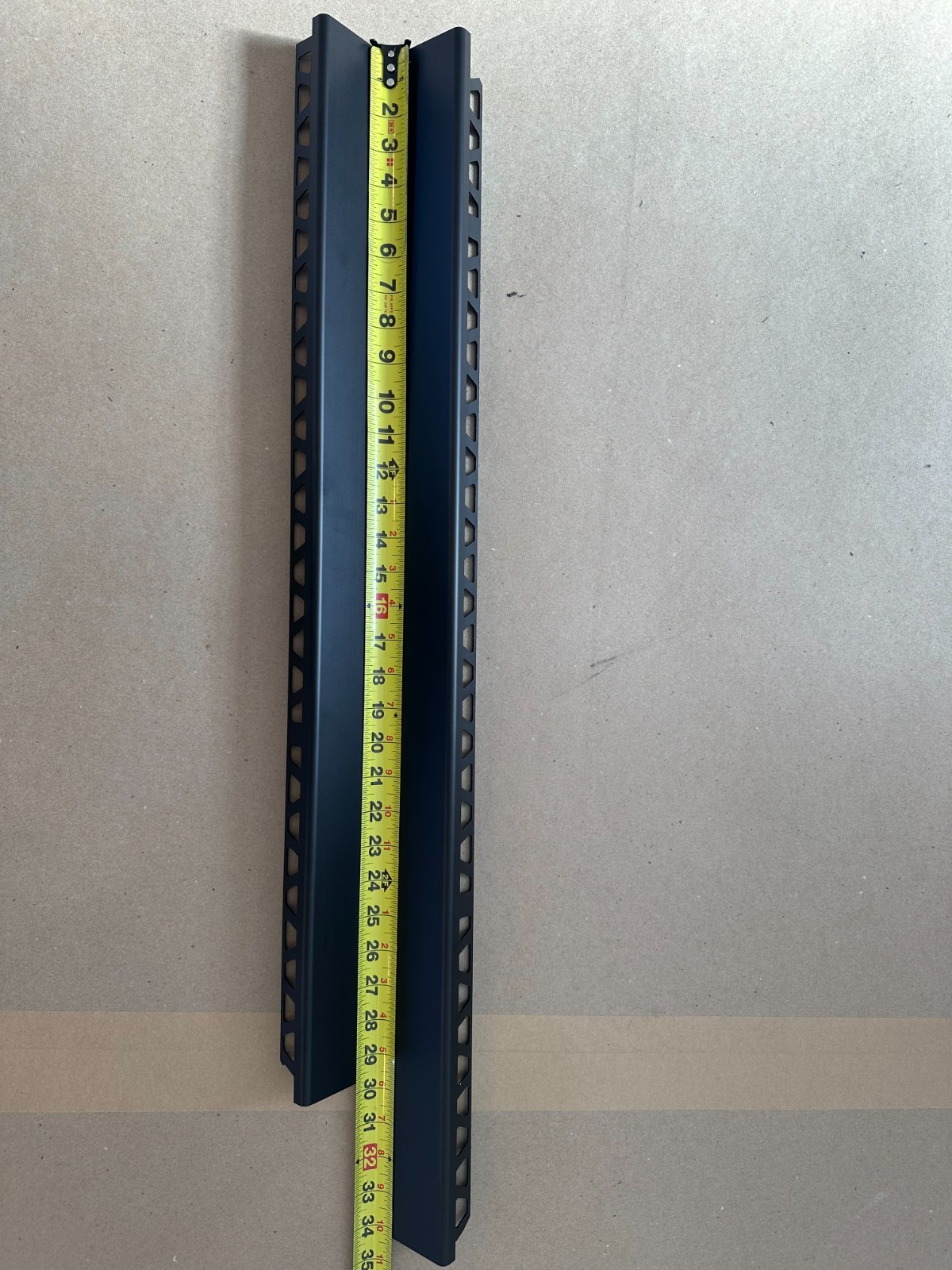 Schluter Rondec Step CUSTOM anodized matte black 34.25″ and 29.75″ (two pieces)