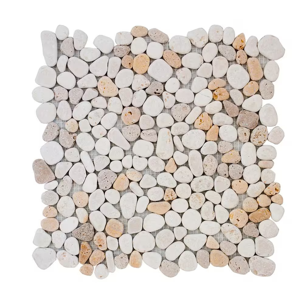 Creama River Rock 11.25 In. X 11.25 In. Honed Marble/ Limestone Floor and Wall M