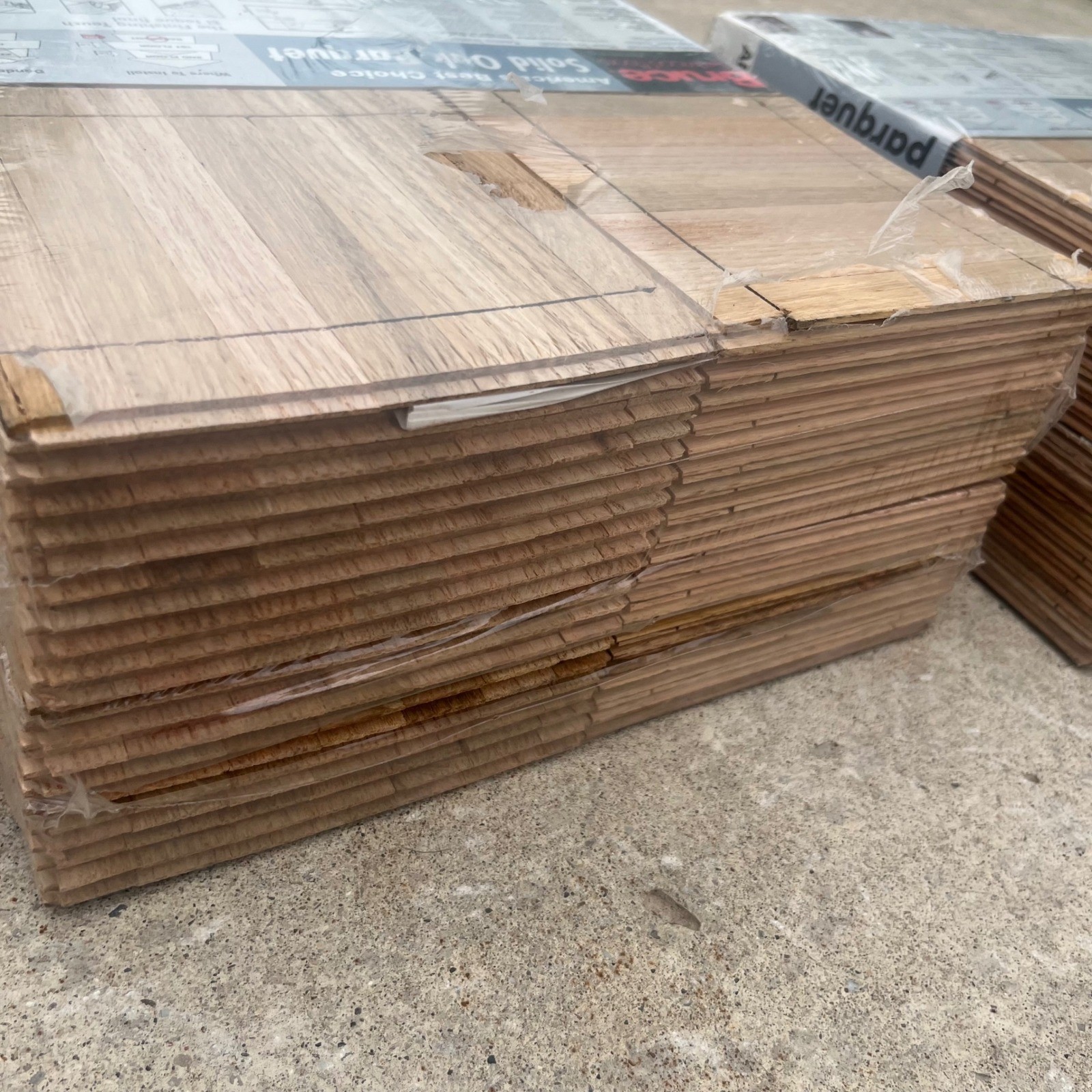 Bruce Solid Oak Parquet Flooring Bundle Lot 60 Sq Ft 12″x12″ ABC1701 Vintage