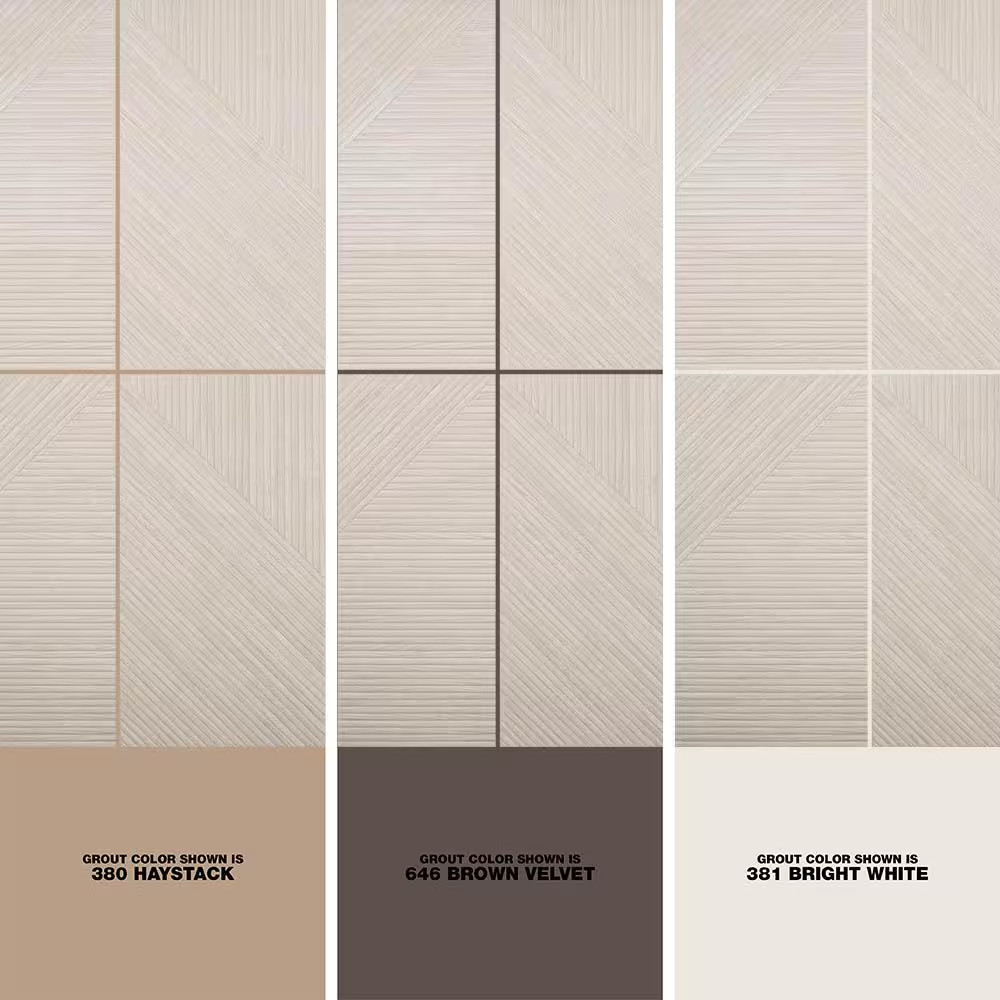 Luxury Ribbed Ash 23.62 In. X 47.24 In. Matte Porcelain Wall Tile (15.49 Sq. Ft.