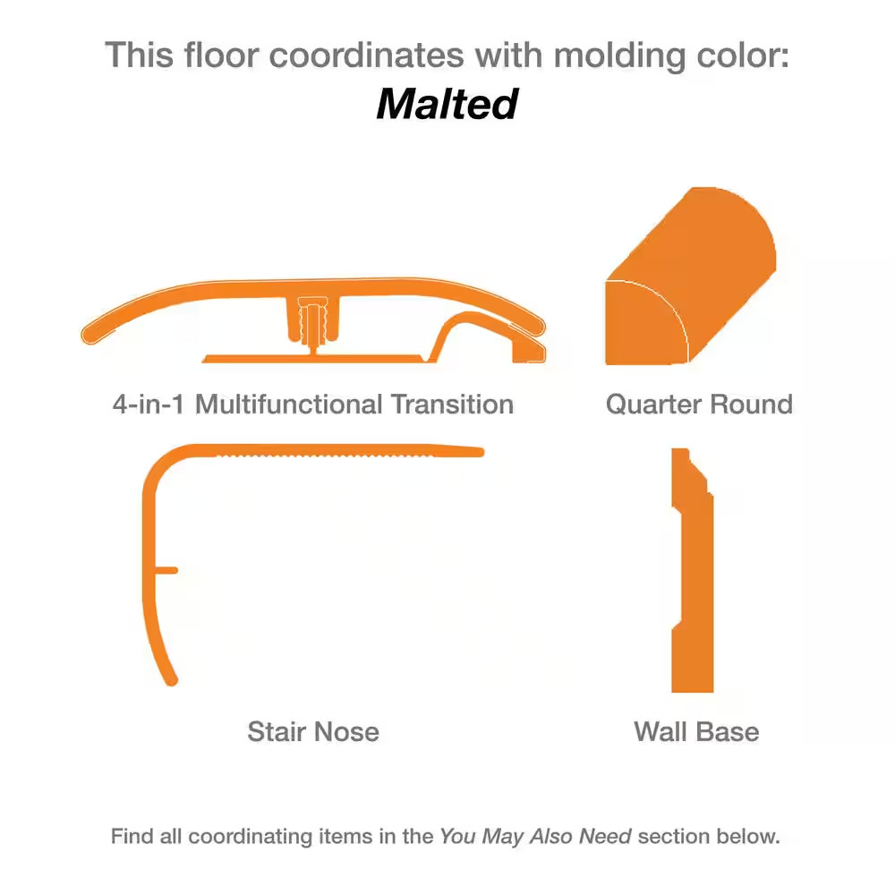 Brookstone Oak 12 Mm T X 8 In. W Waterproof Laminate Wood Flooring(15.94 Sq. Ft.