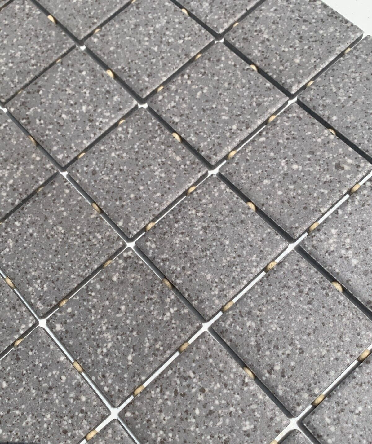 NEW AMERICAN OLEAN MOSAIC 0A06 STORM GRAY 2″ x 2″ PORCELAIN MOSAICS FLOOR TILE