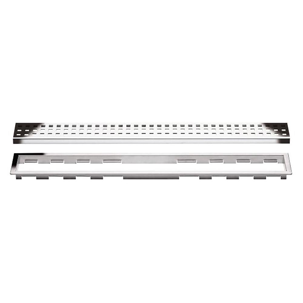 Schluter KERDI-LINE Linear Floor Drain with Square Grate Design KL1B19EP100