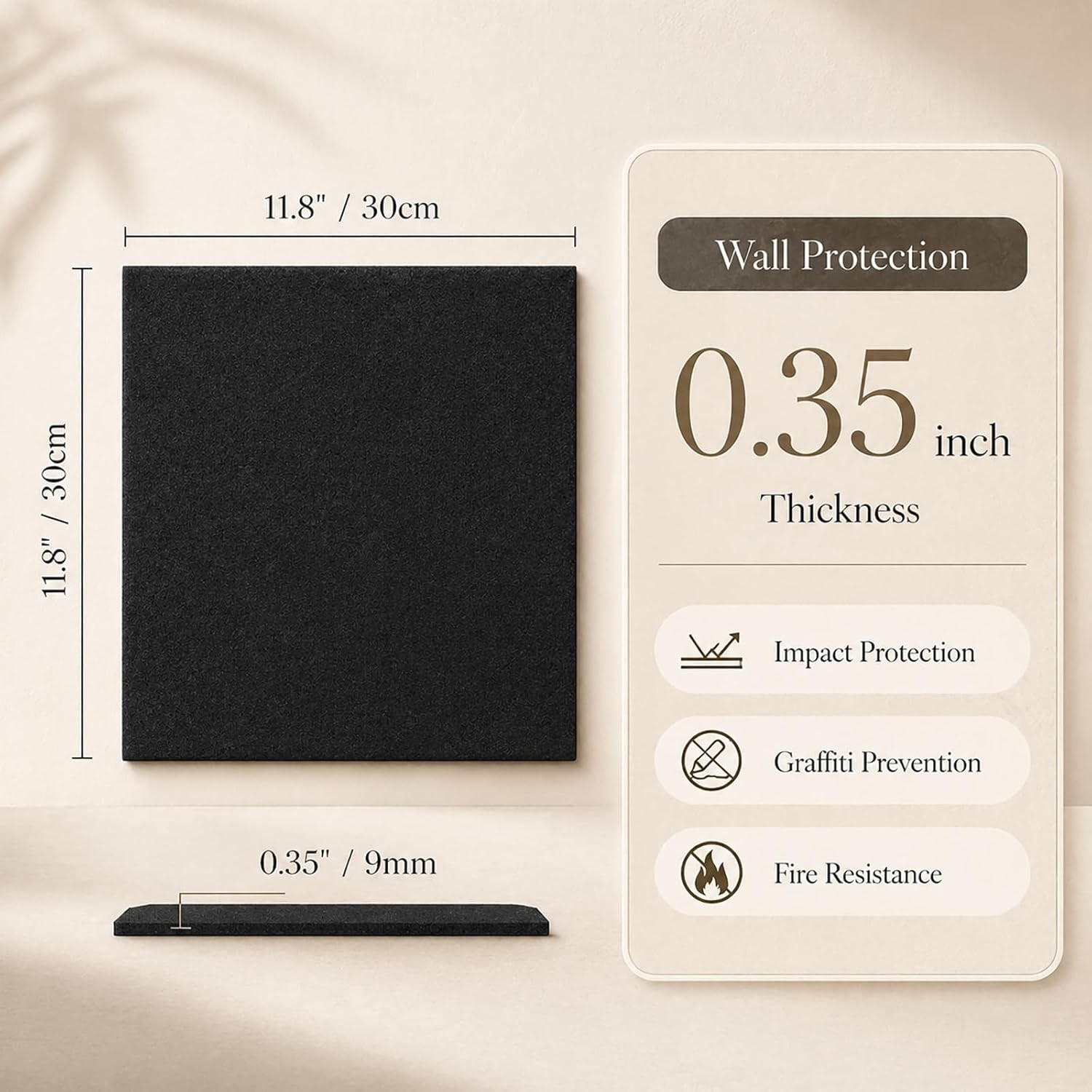 Large Cork Boards Walls 36″ x 24″ Self Adhesive Felt Wall Tiles Ideal Office