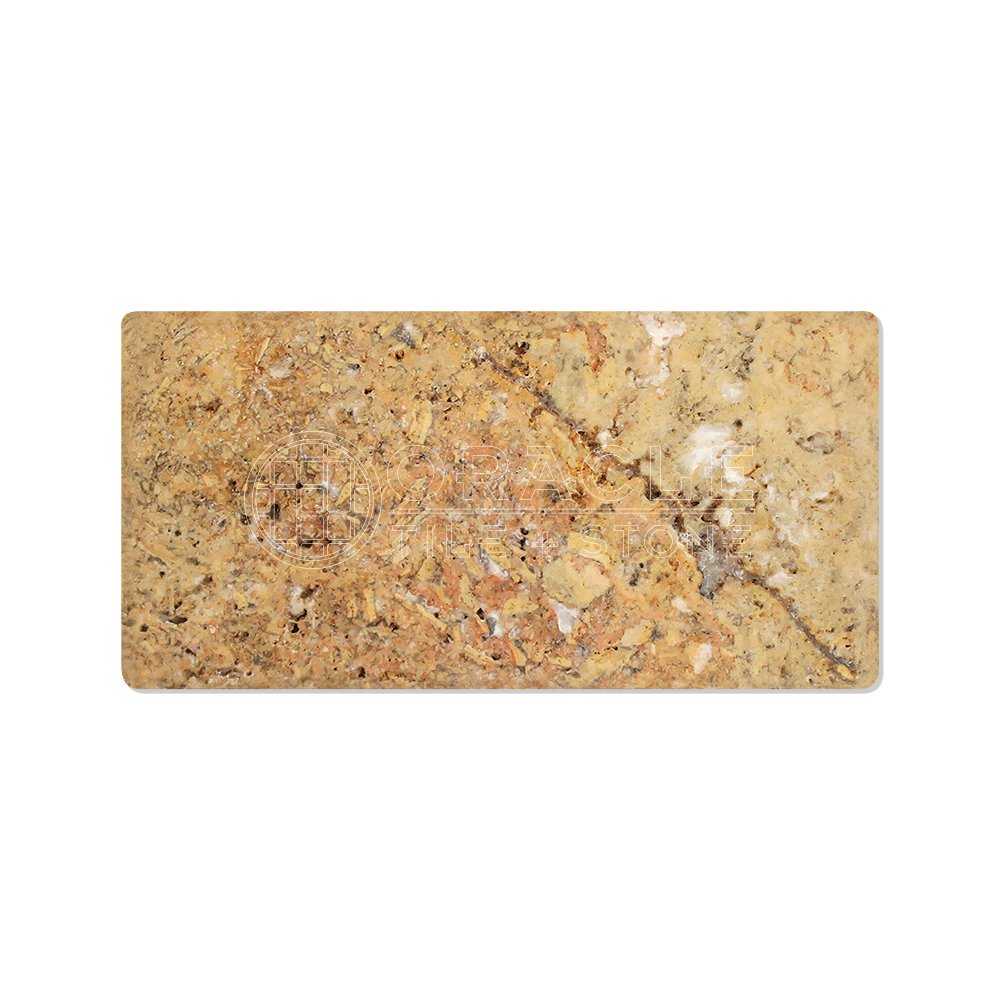 Scabos Travertine 3″ X 6″ Field Tile, Tumbled