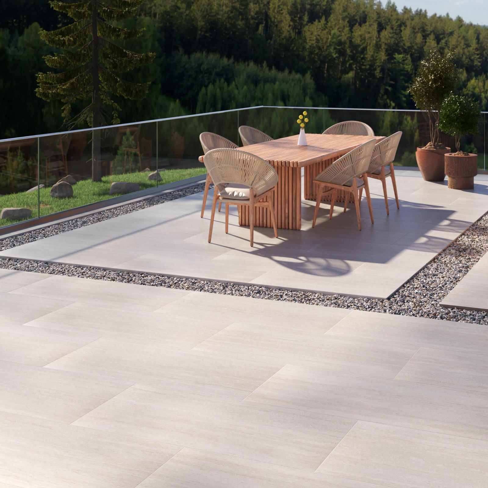 Ackland AKLNPROS24X48M-EA Rosano 24″ x 48″ Rectangle Exterior – Lucera