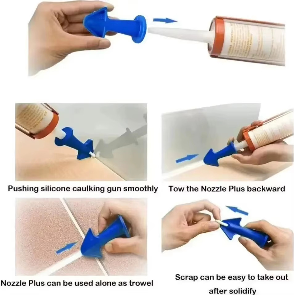 Precision Finishing Manual Grout Applicator Tool Durable Plastic Construction To