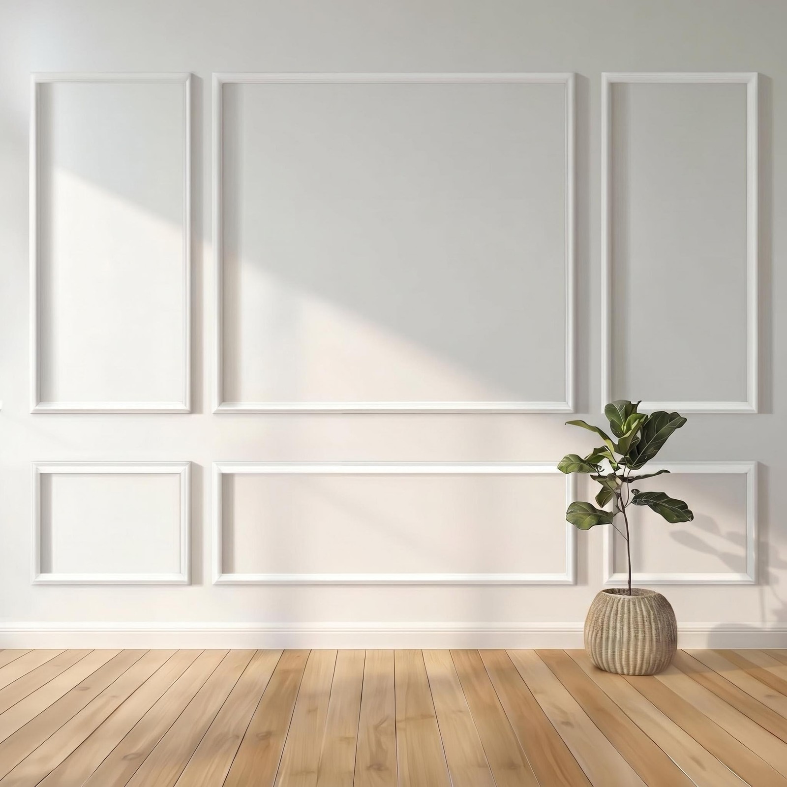 1set JX60 Long Self Adhesive PS Wall Molding Trim White Paintable Decorative