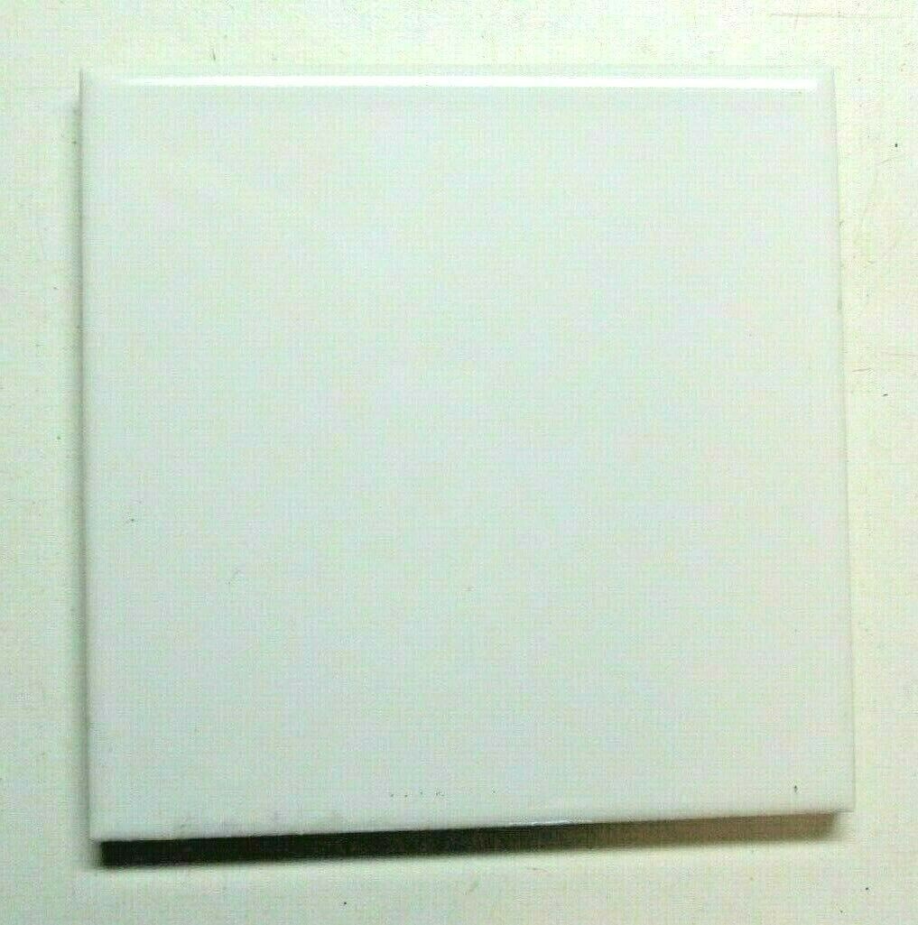 1 Wall Tile Mannington MCT USA 4-3/8″ Sq. 1990s Everest Gloss White Ceramic Vtg