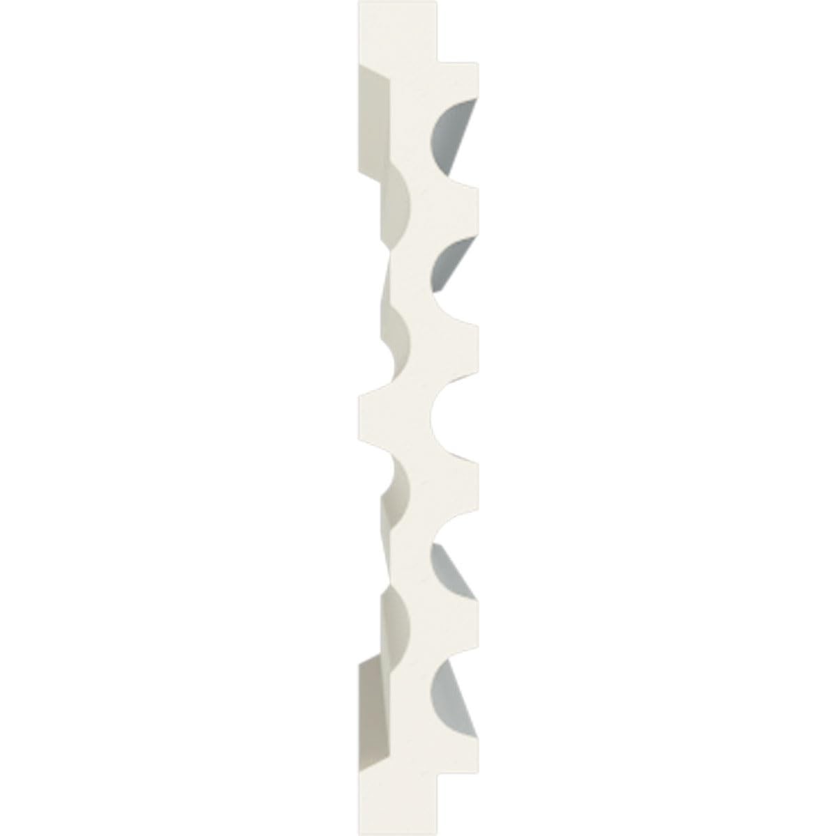 Fluted Window Door Casing 7×78 3/4×1 Inch Primed Wood Interior Molding