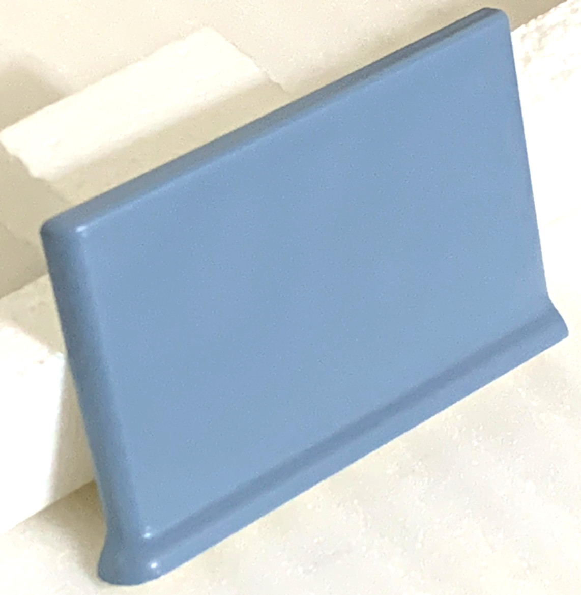 New Florida Vermont Blue#566 Potters Touch Left Finish Cove Base 4 ” x 6 “