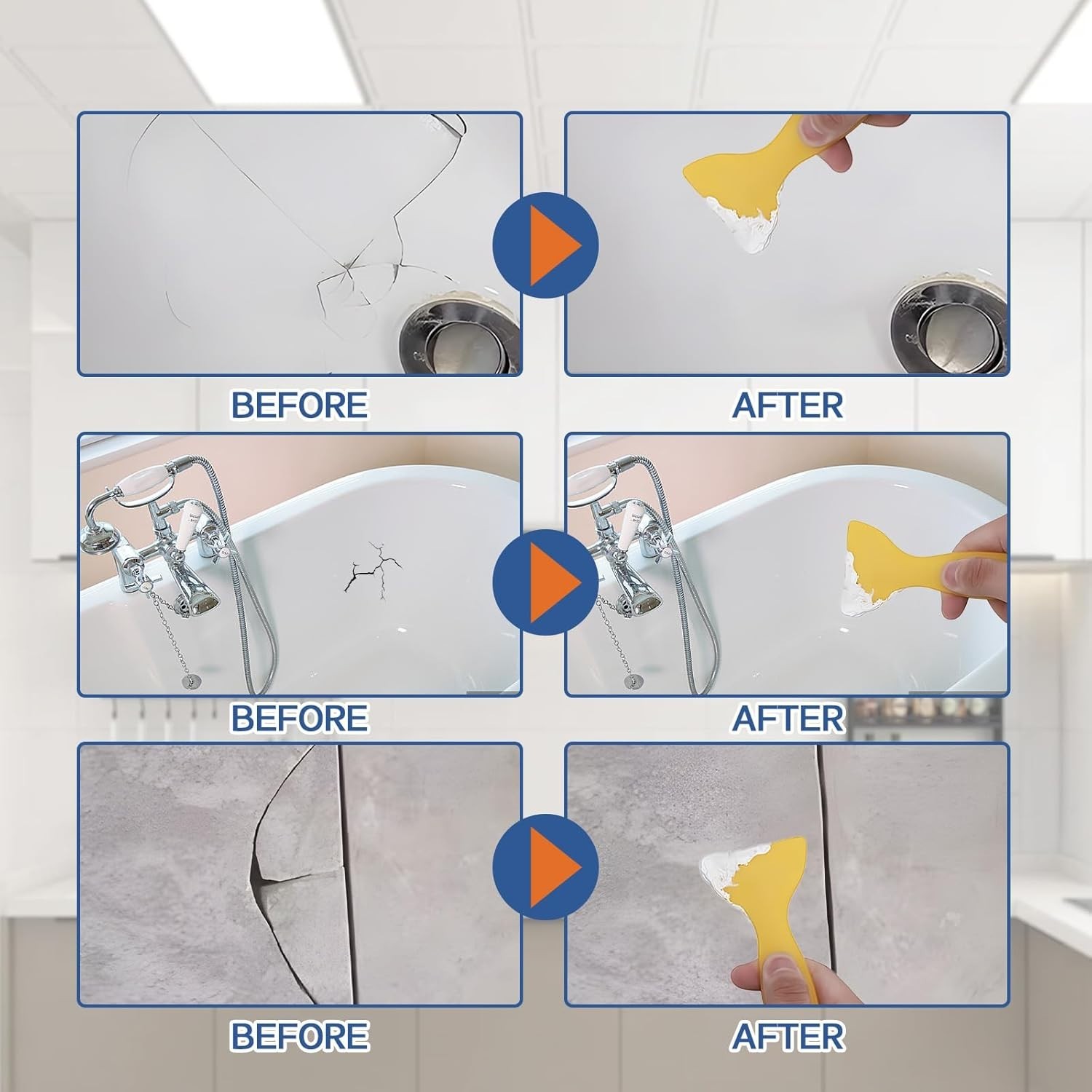 Tile Repair Kit & Granite Quartz Countertop Chip Repair Kit Color Match Marble