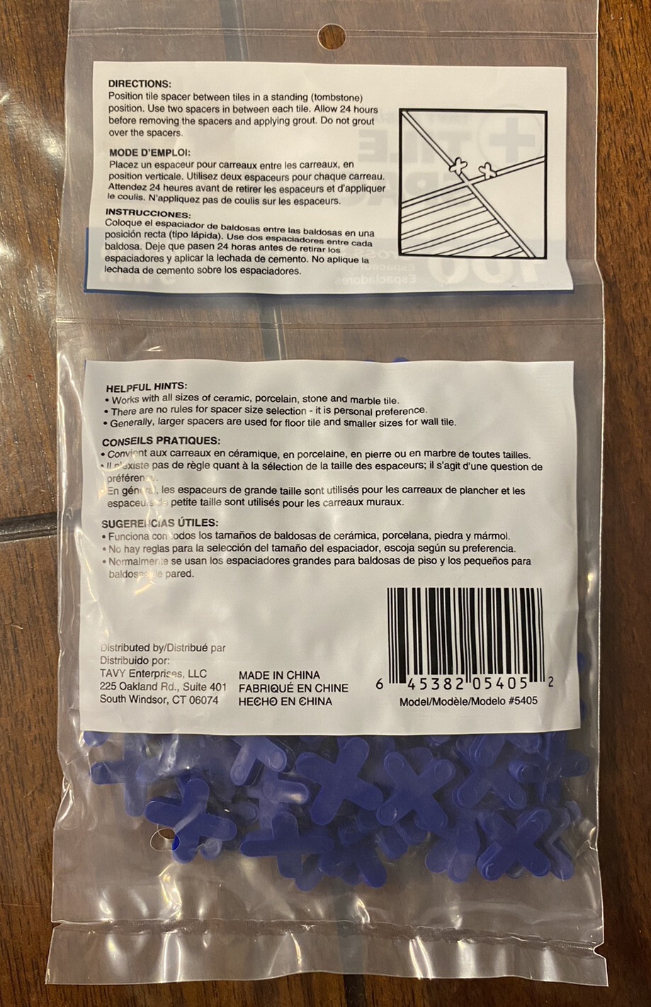 🔥🛠NEW Tavy Basix Cross Tile Grout Spacers 3/16in 5mm Ne(5x 100pcs) 🔥🛠