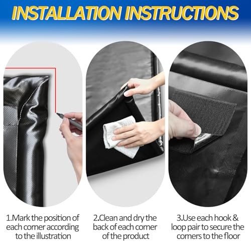 Waterproof Garage Floor Mat for SUVs & Trucks – 7’9″ x 18′ – Easy to Clean