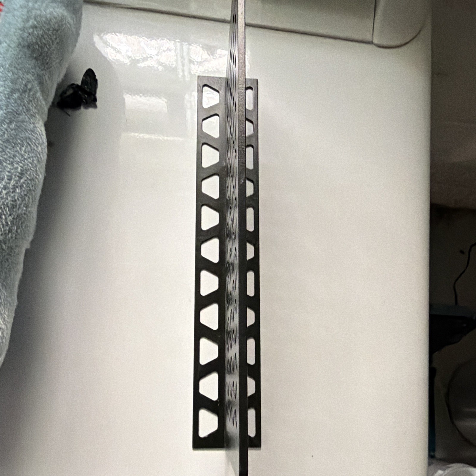 Schluter Systems Schluter-SHELF-W Wall Mounted Metal Wall Shelf Black