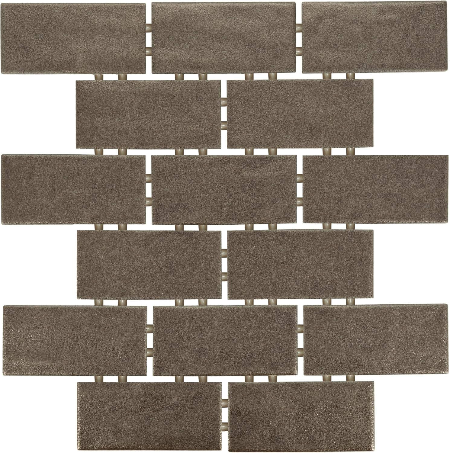 Matte Metallic 2″ x 4″ Ceramic Mosaic Tiles – 9.96 SQFT per Carton