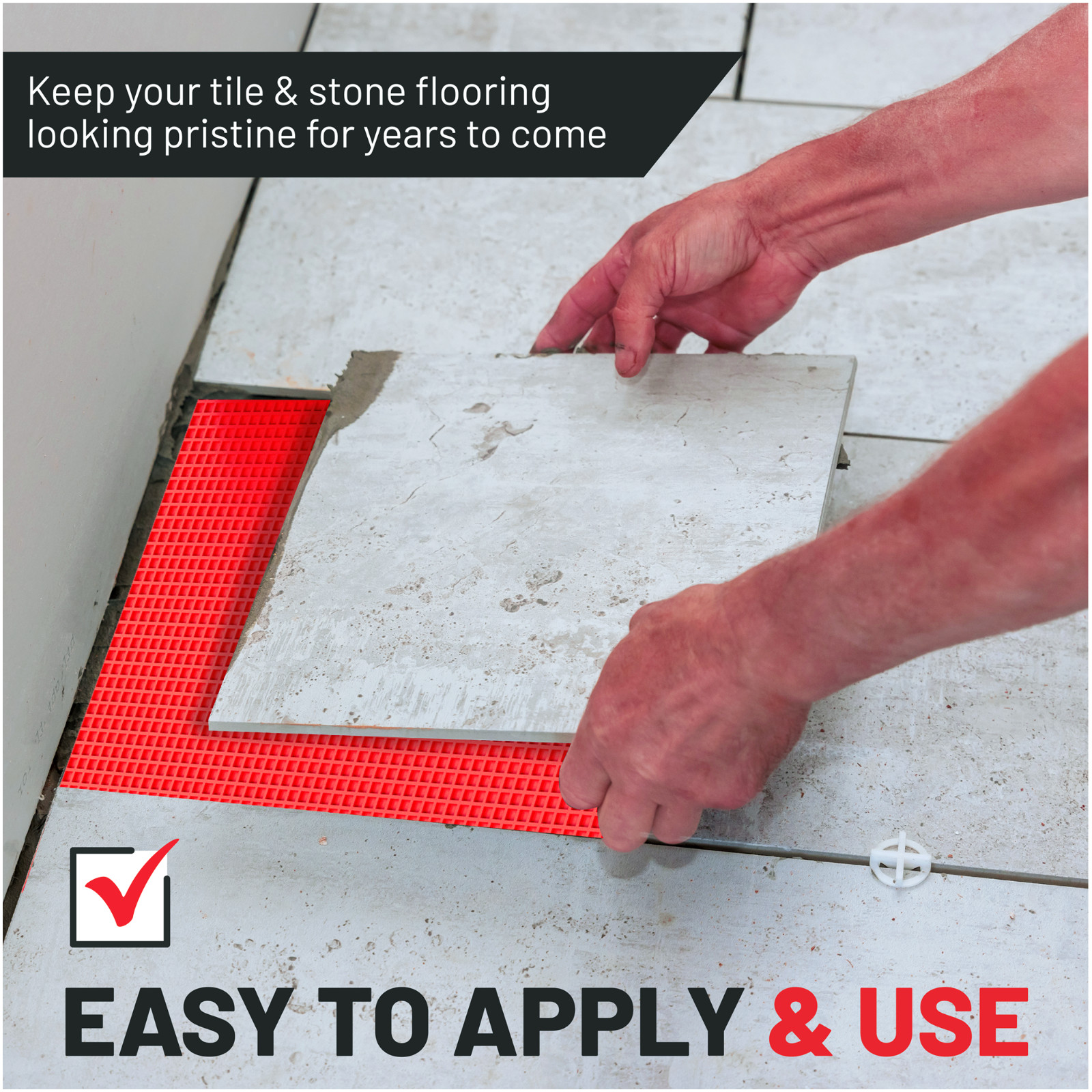 Vivlly1/8” Uncoupling Membrane 108 sq. ft.