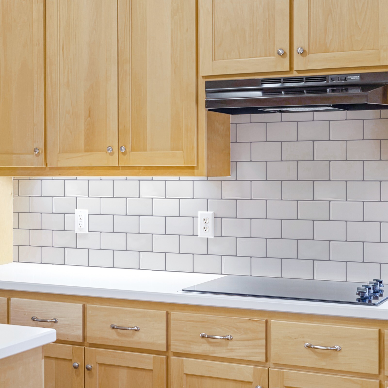Art3d Peel and Stick Backsplash 12×12 inch Self-Adhesive Subway Wall Tiles(10P)