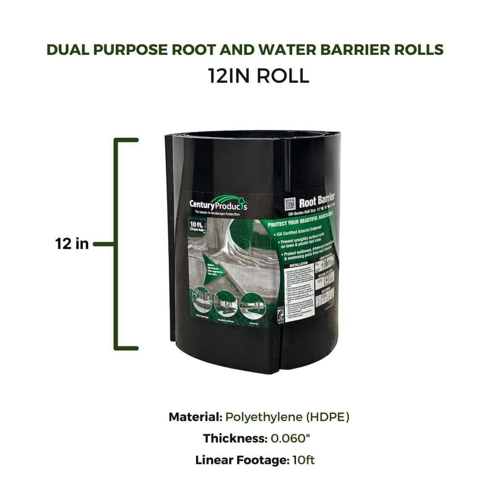 12″ x 120″ Polyethylene Root & Water Barrier Roll NEW