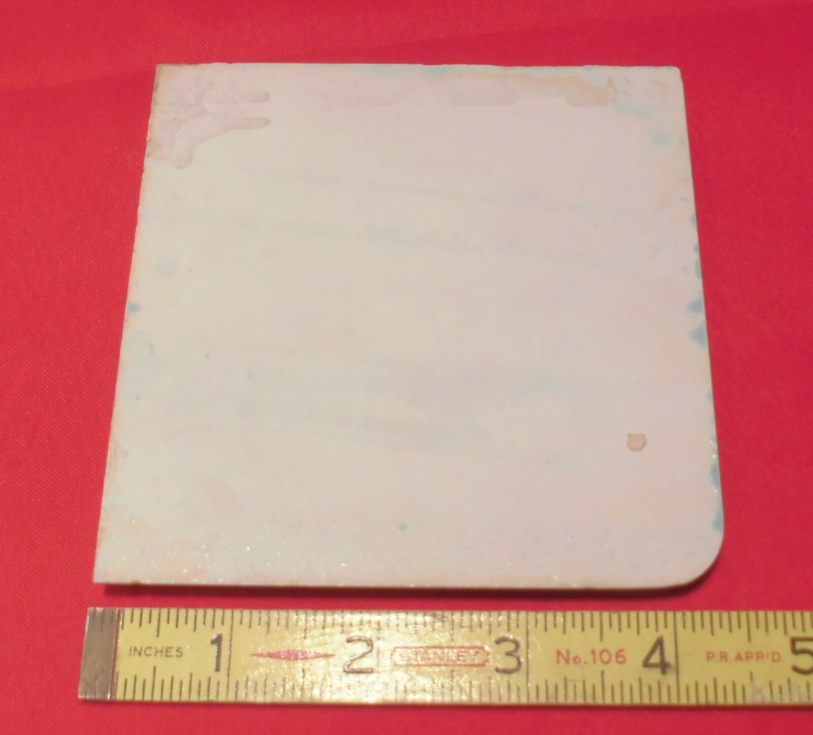 1 pc. Corner Bullnose *Blue- Aqua* Glossy Ceramic Tile by Wenczel Tile 4-5/16″