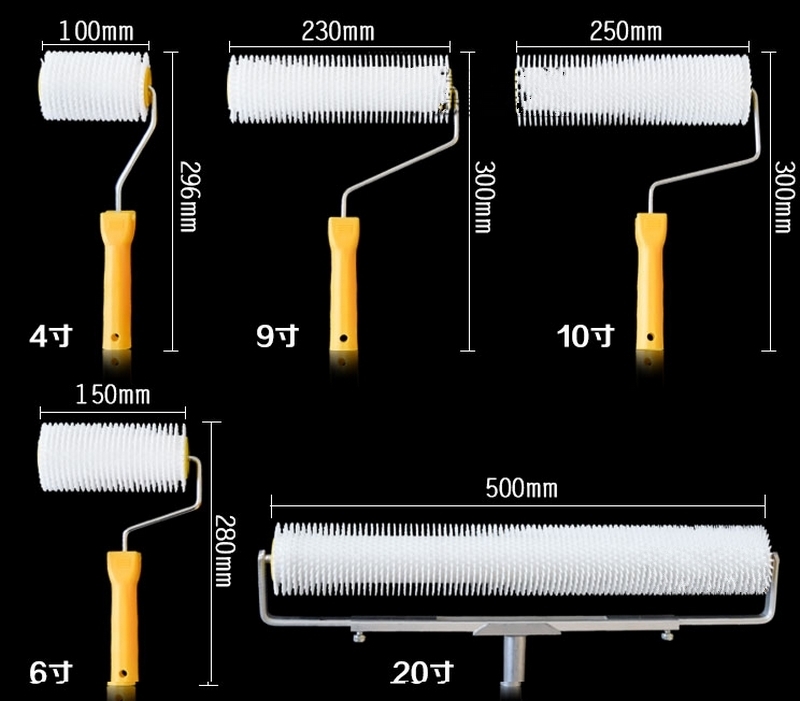 Floor Soft Spike Roller Aeration Latex Self Leveling Flooring Screening Leveler