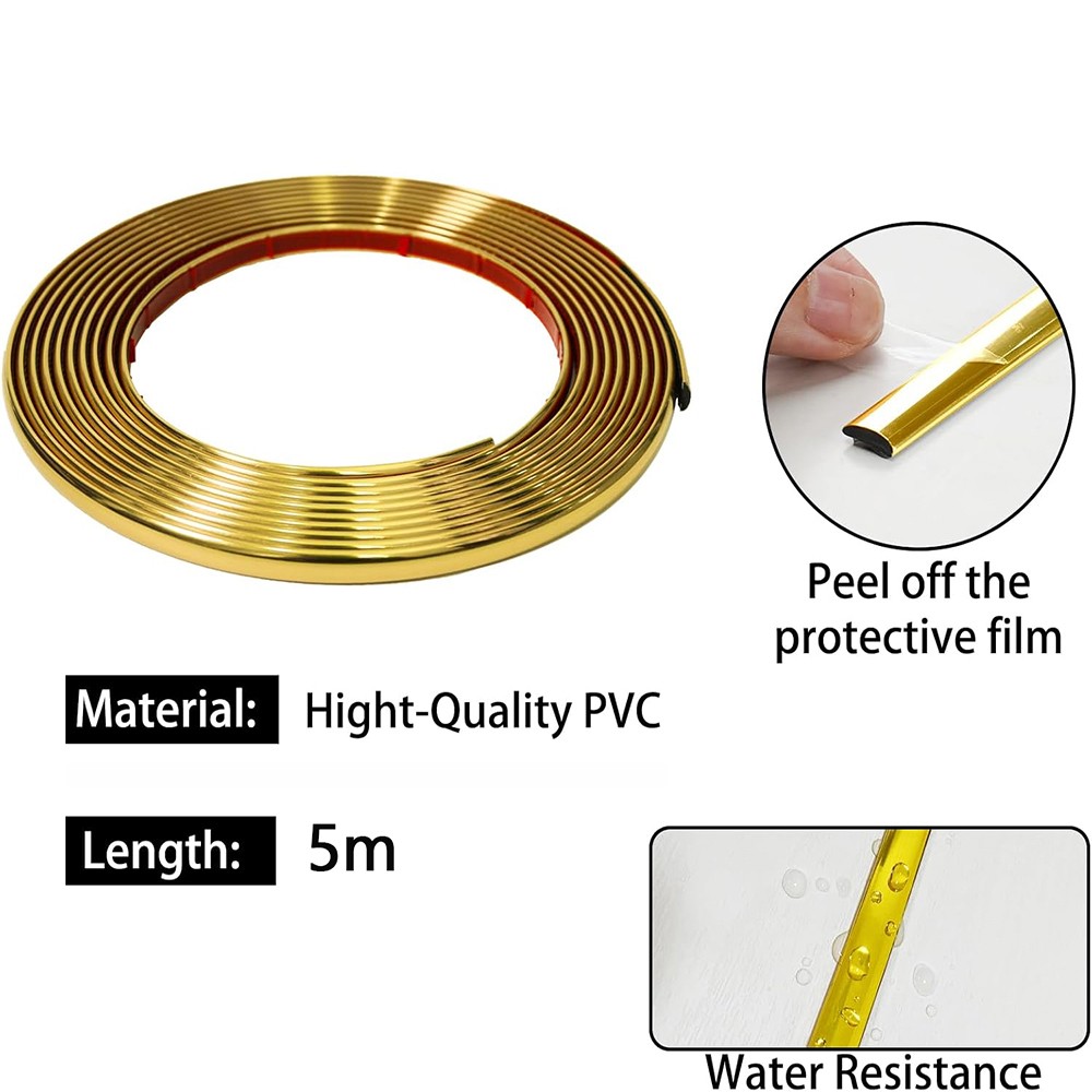 PVC Self-Adhesive Tile Stickers Tape Sealing Strip Tile Beauty Seam Sticker