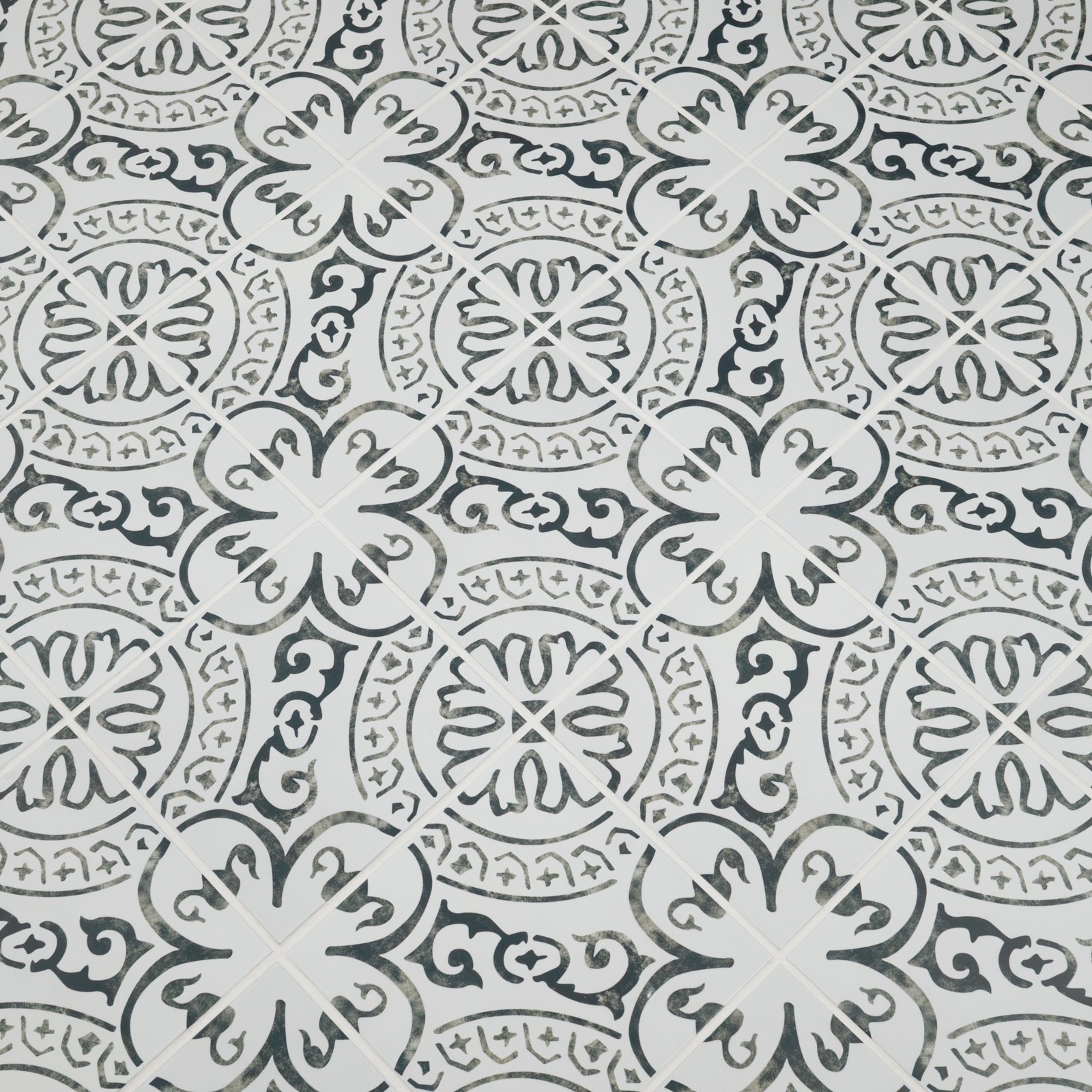 Ackland AKNPTAMA8X8M-PL Amara – 8″ x 8″ Porcelain Encaustic Floor – Estara