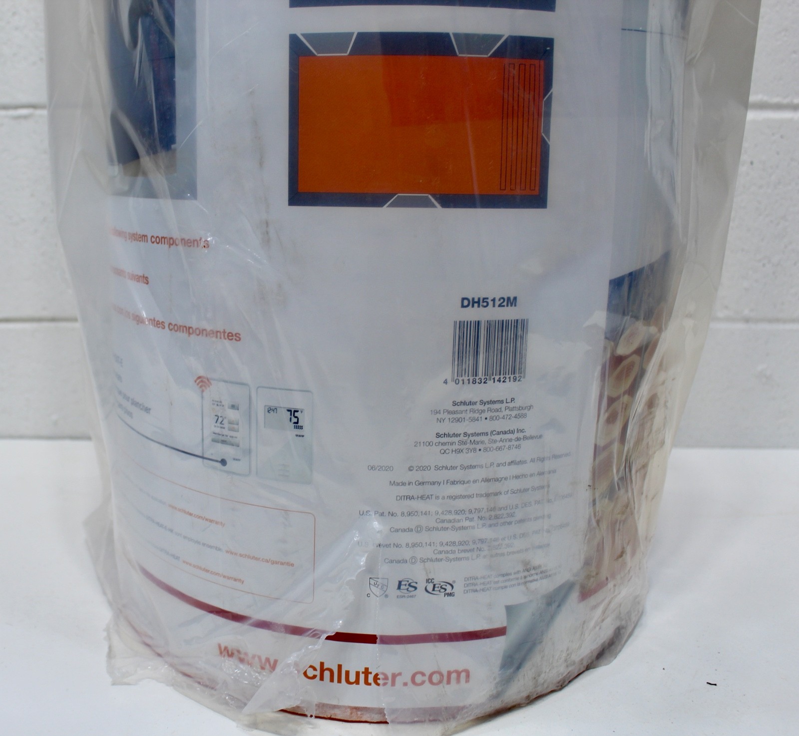 Schluter DH512M DITRA Heat Uncoupling Membrane 134.5 Ft² Roll Floor Underlayment