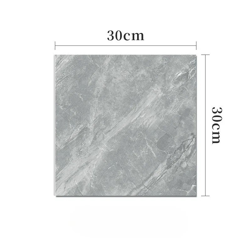 10Pcs Peel and Stick Marble Floor Wall Panels 23.6″x11.8″ PVC Tiles Sticker US