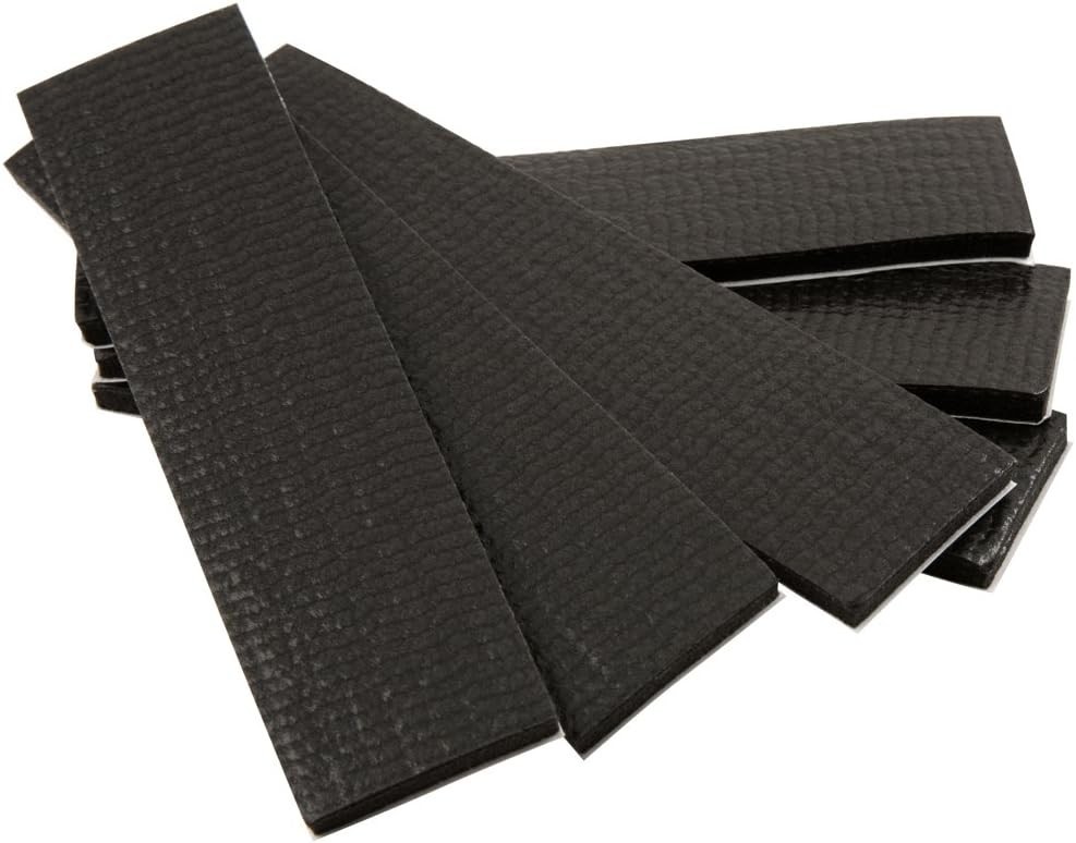 Self-Stick Non-Slip Surface Grip Pads – 6 pieces, 1″ x 4″ Strip – Black – 473…