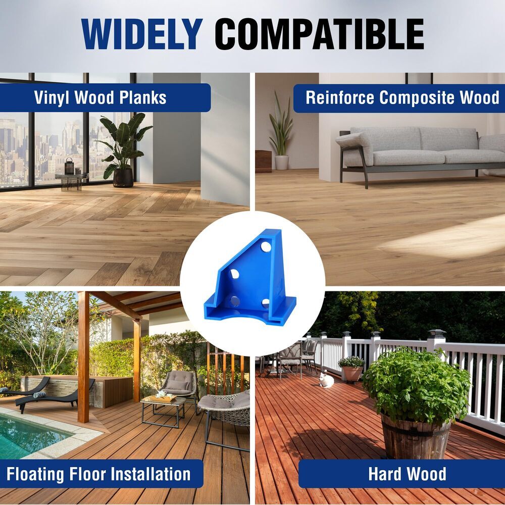 WORKPRO 40-Pack 2 In 1 Floor Spacer Laminate Flooring Spacers w/1/2″ & 1/4″ Gaps