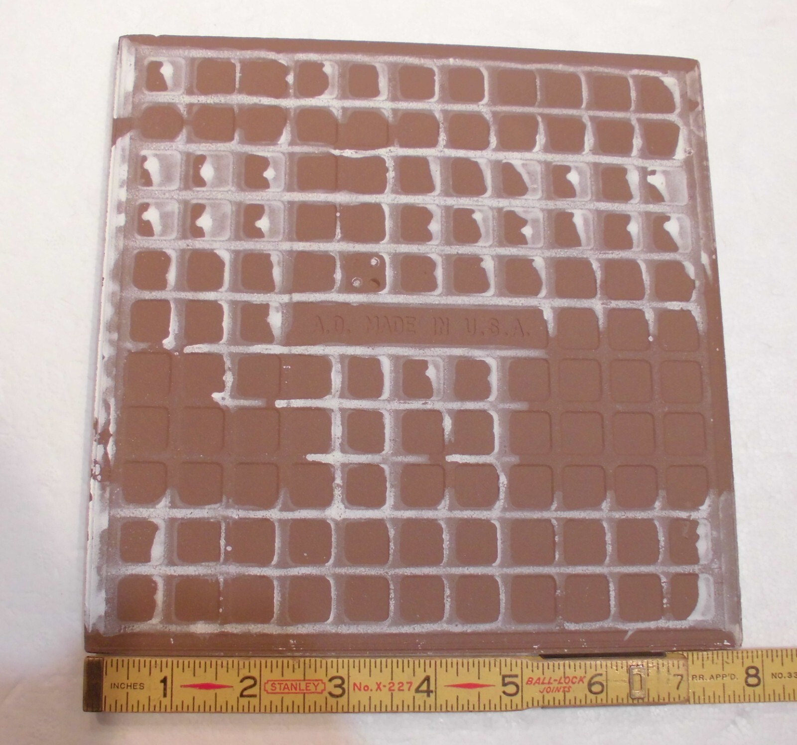 1 pc. Speckled Light Blue: 8″ Ceramic Floor Tile by American Olean, Crystal