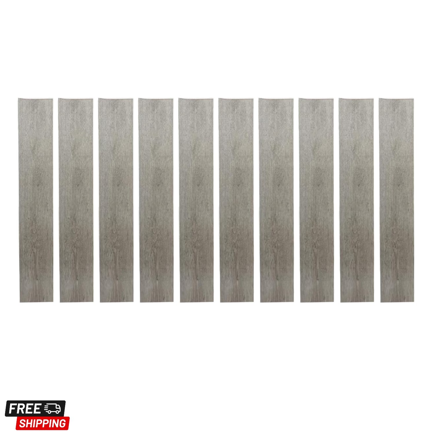Vinyl Peel and Stick Floor Tile, Self-Adhesive Wood Plank, 10-Pack 15 Square …