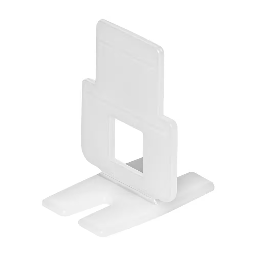LASH White 1/16 In. Clip, Part a of 2-Part Tile Leveling System 1,000-Pack