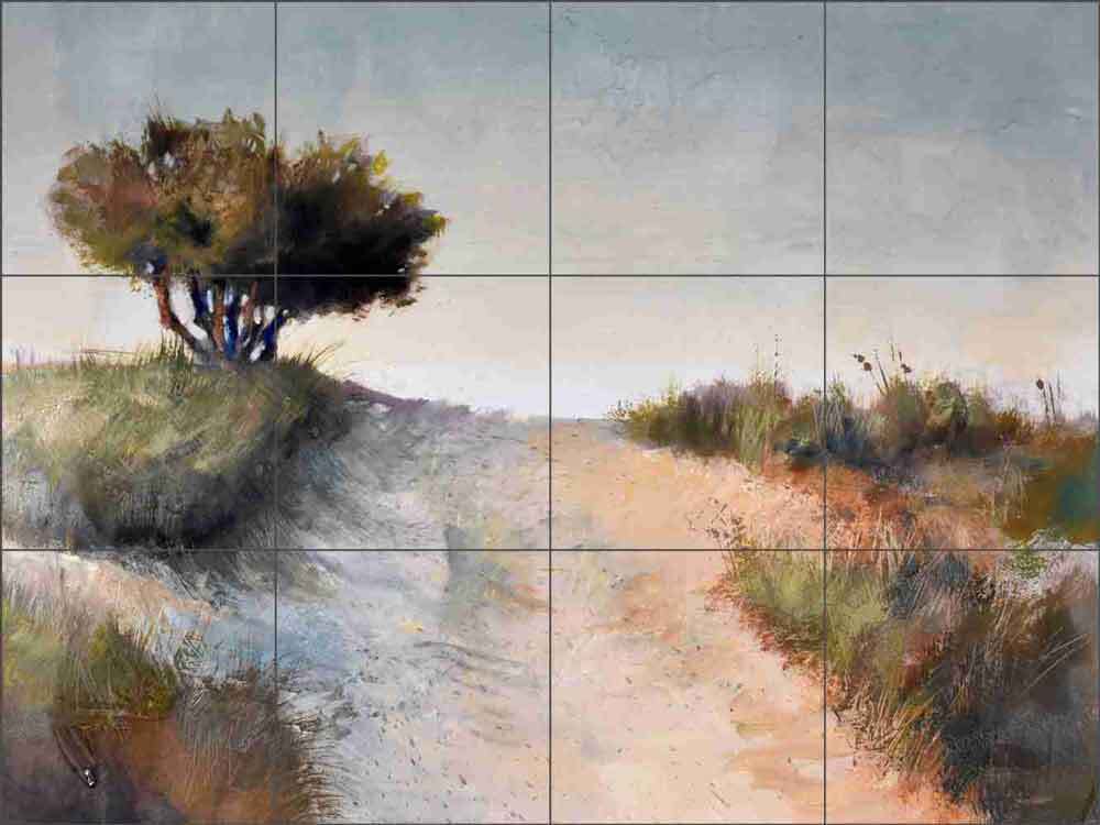 Landscape Tile Backsplash Wilder Rich Art Ceramic Mural OB-WR765