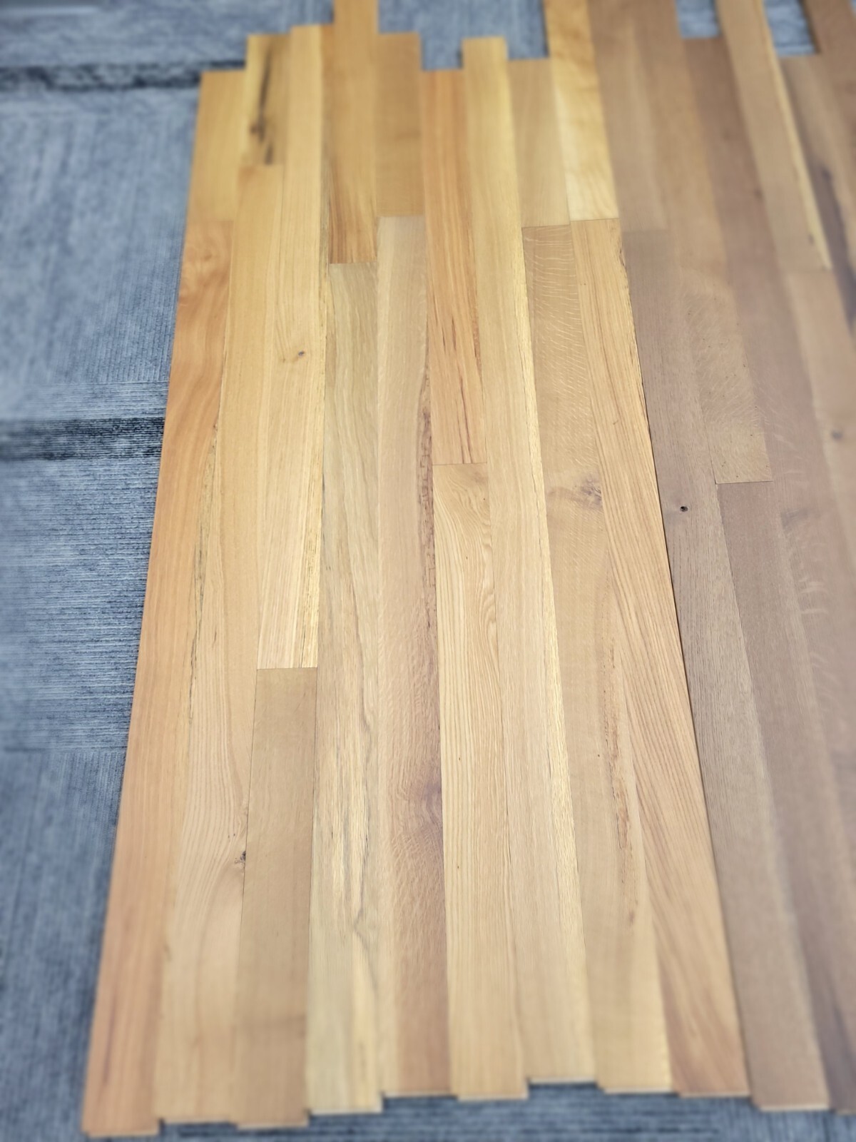 Solid Rift and Quartered White oak Flooring Unfinished 1-10fts 3.25″ $2.75/SF