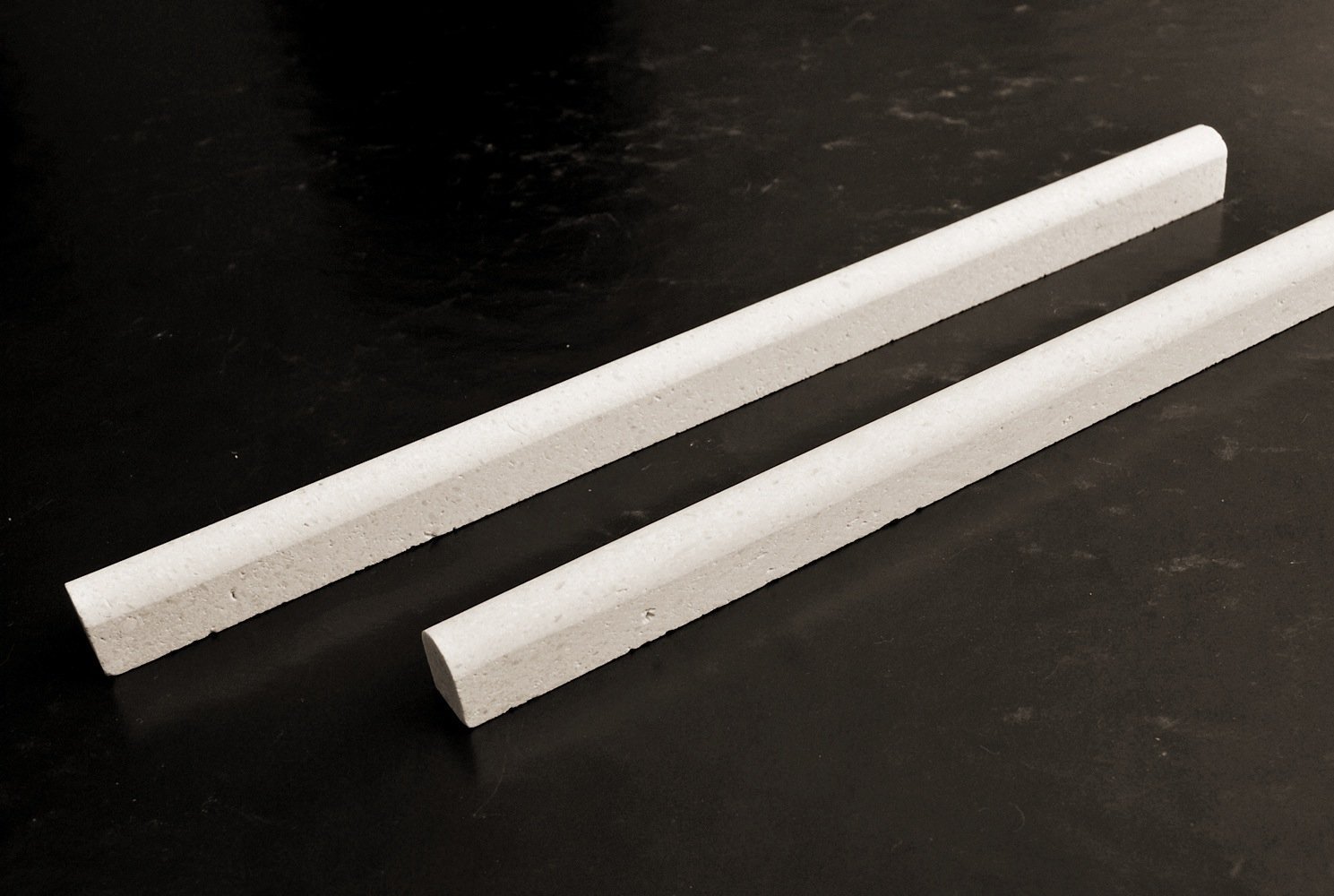Cream Limestone 3/4″ X 12″ Pencil Liner Trim Chair Rail Wall Tile (Pack of 10)