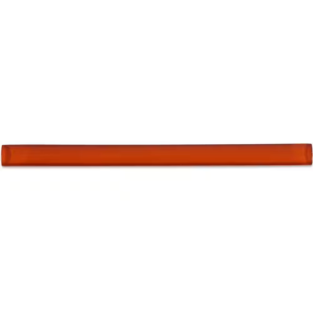 Burn 3/4 In. X 12 In. Glass Pencil Liner Trim Wall Tile