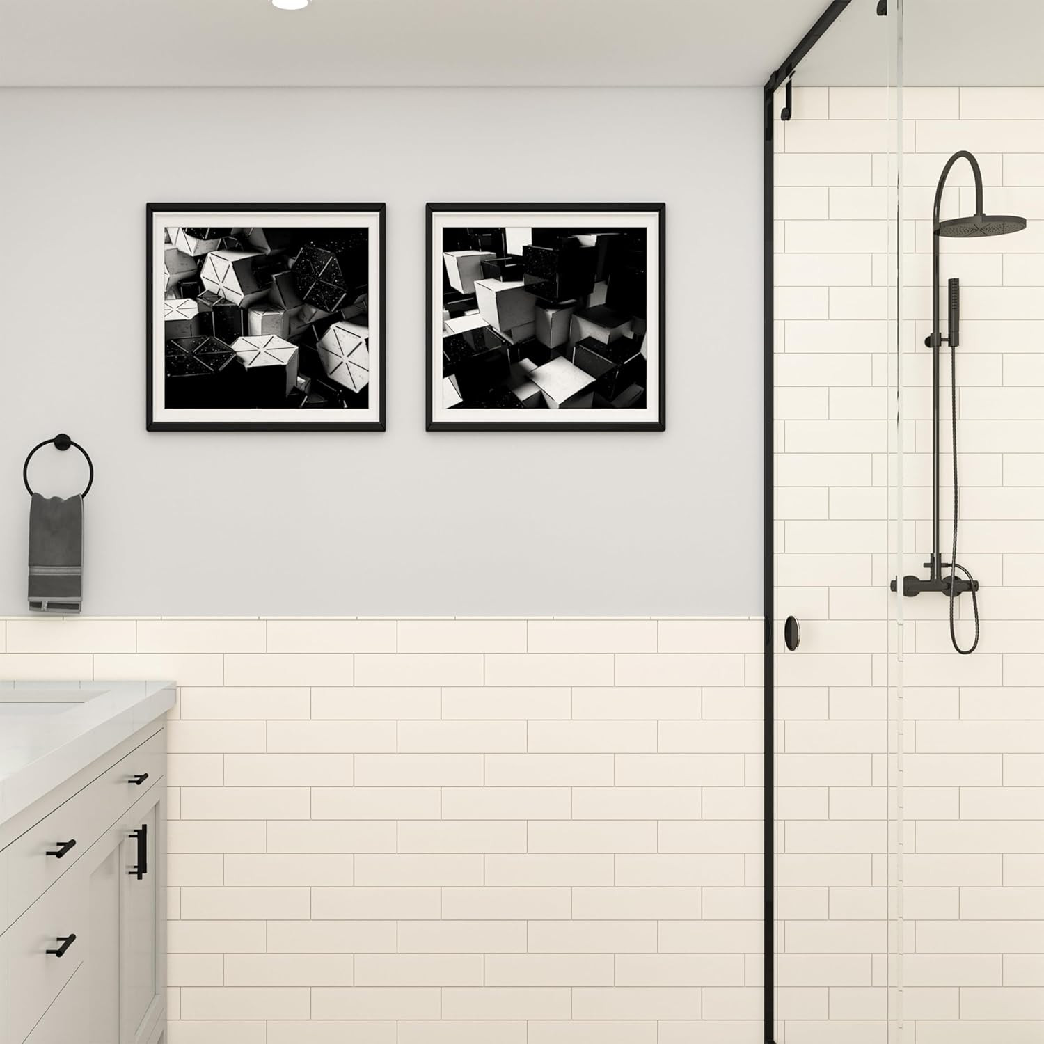 Matte Biscuit 4″x16″ Ceramic Wall Tile – 30 Piece Set for Kitchen & Bath