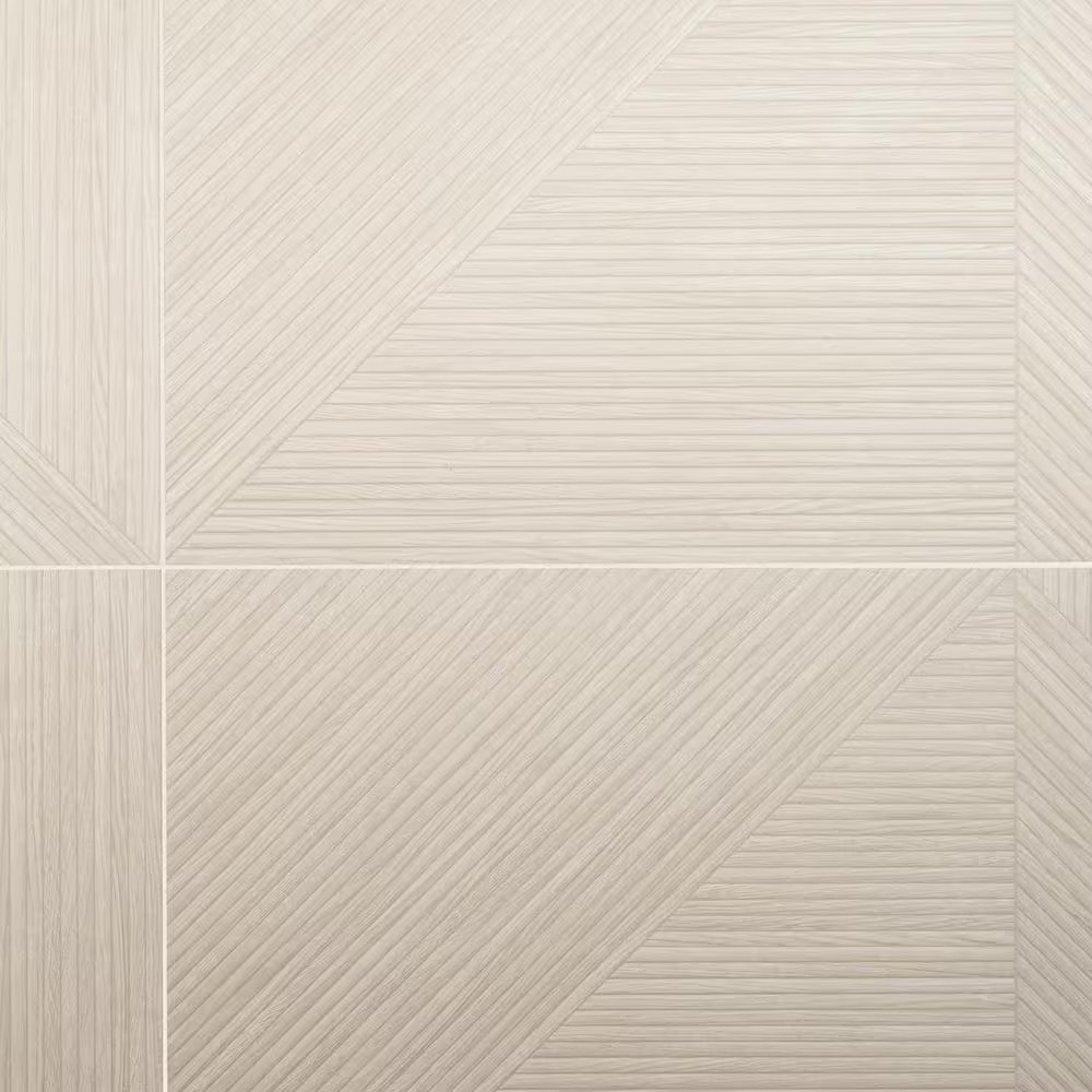 Luxury Ribbed Ash 23.62 In. X 47.24 In. Matte Porcelain Wall Tile (15.49 Sq. Ft.