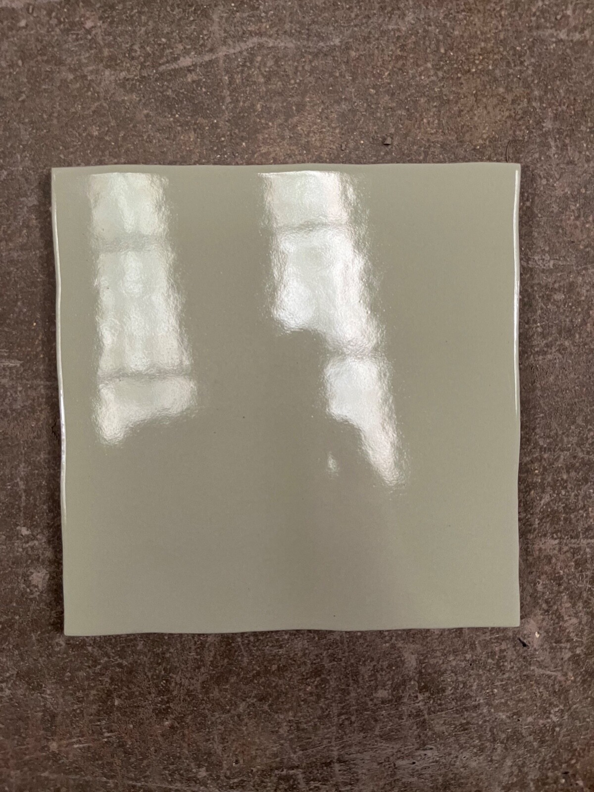 Sage Green Shiny Tile 5 7/8″ x 5 7/8″ Wall Remodel Ceramic C#255 SAMPLE PIECE