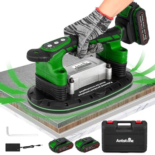Tile Vibration Tool 283mm Suction Cup 882lbs/400kg, Handheld Tile Installation,.
