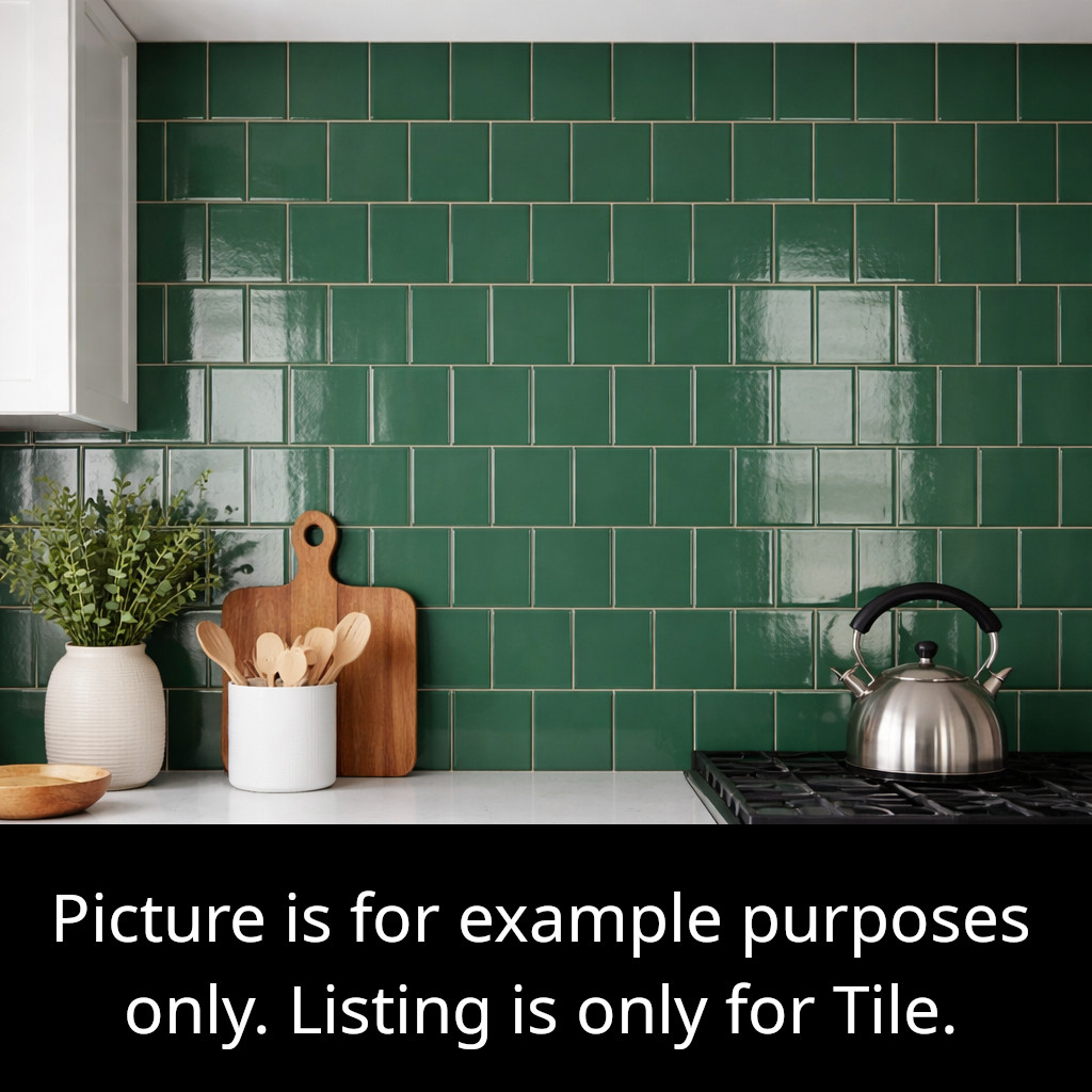 Teal Green Glossy Wall Tile 4×4 Ceramic Kitchen Summitville C# 552 10 SQ FT