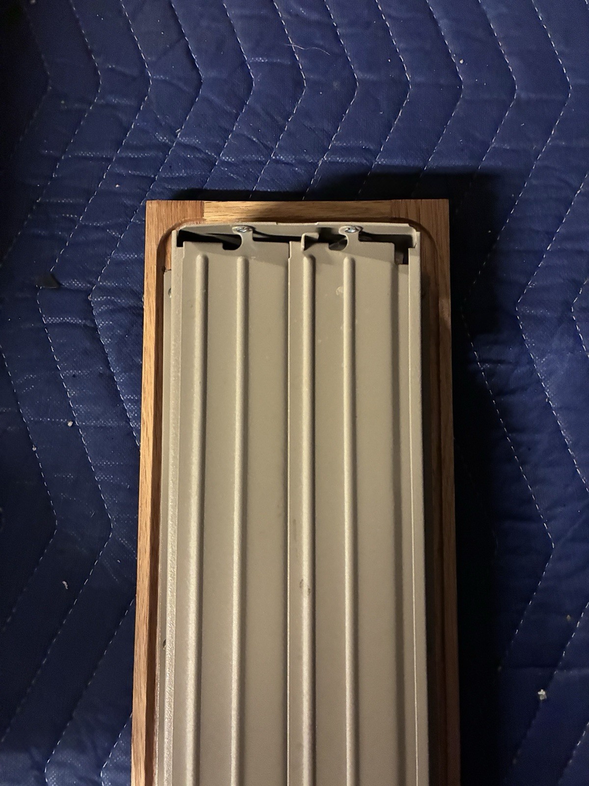 Truaire Solid Oak 4”x14” Floor Diffuser Smoothglide LightFinishOpen Box H168-OLF