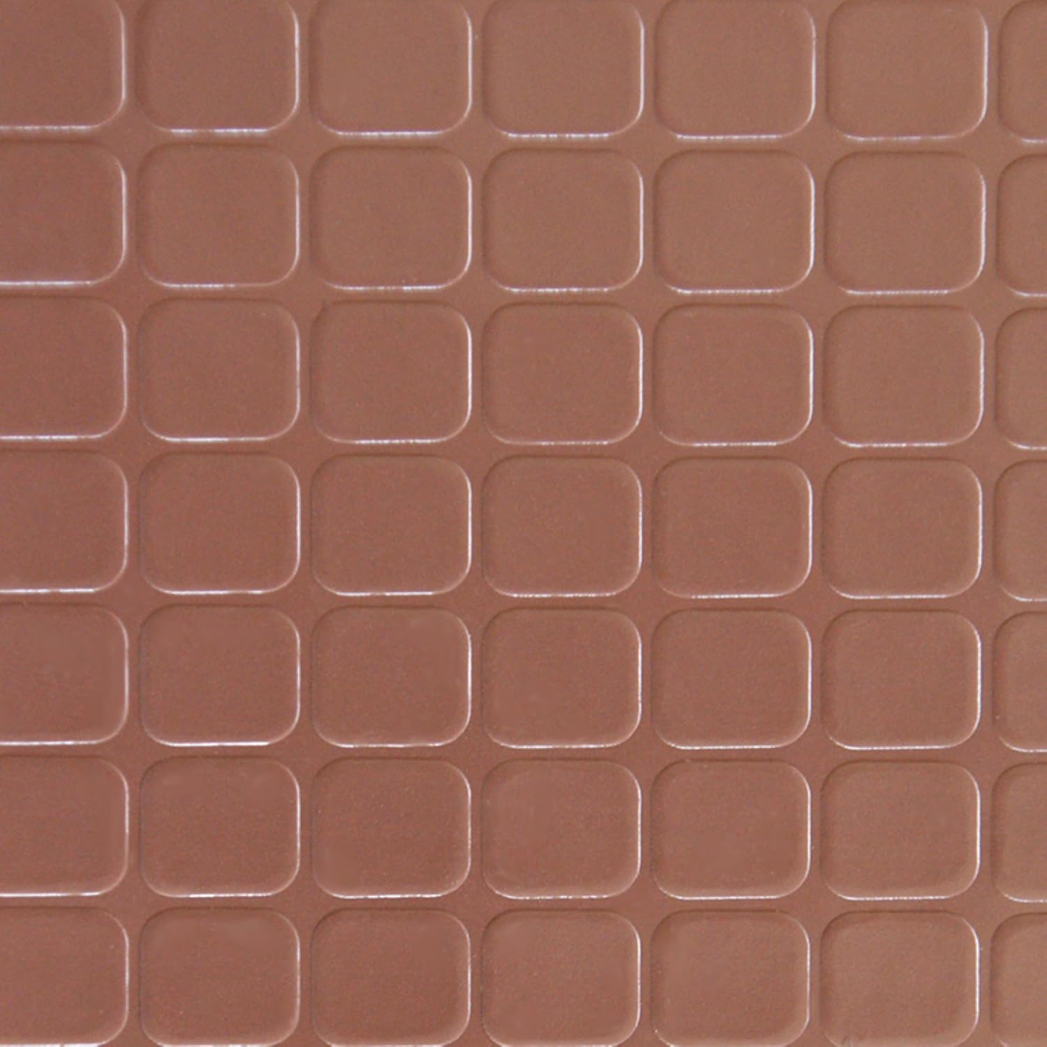 Block-Grip Rubber Runner Mat – 2Mm X 4Ft X 6Ft Rubber Rolls – Brown