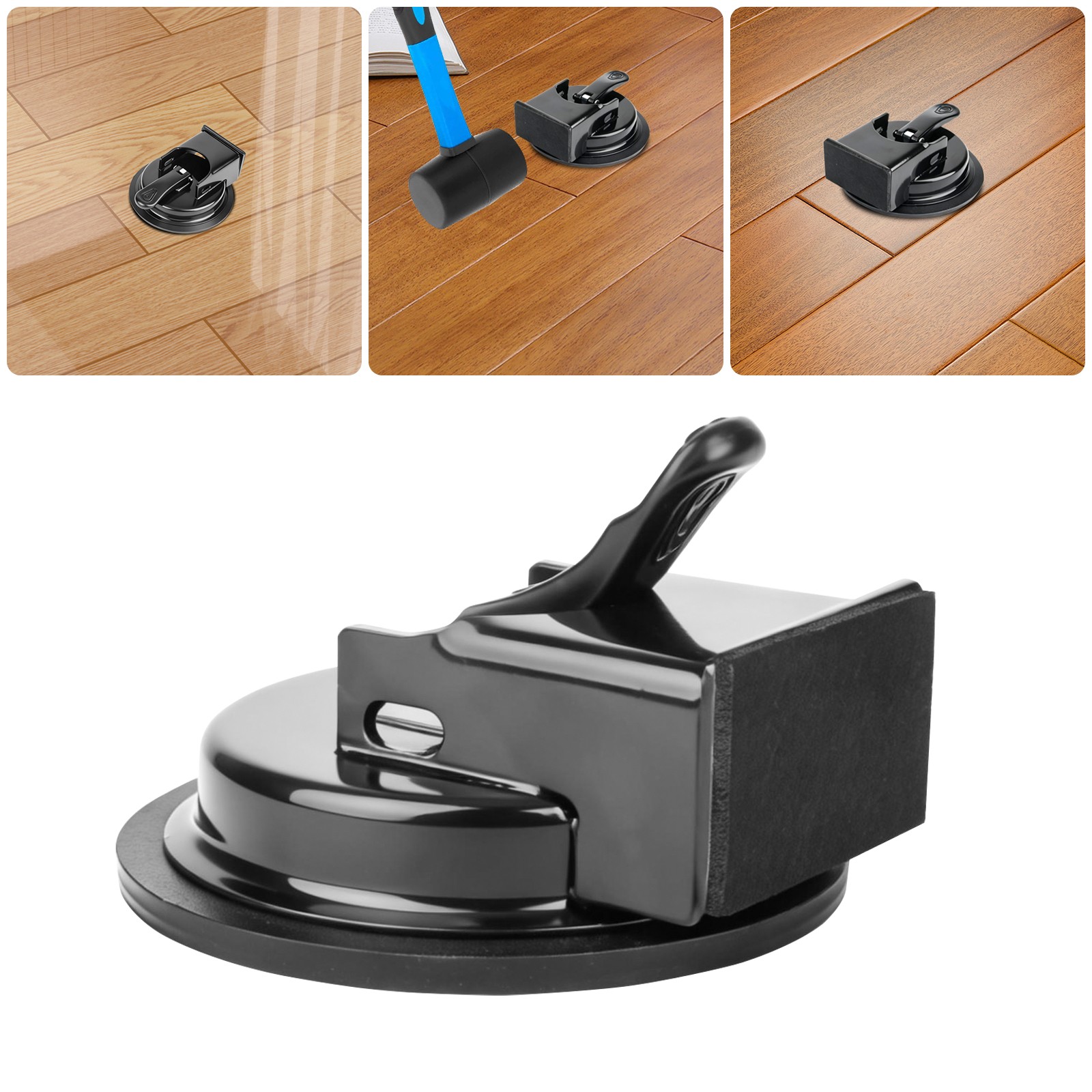 Floor Gap Fixer Tool with Suction Cup for Hardwood-Laminate and Vinyl Flooring