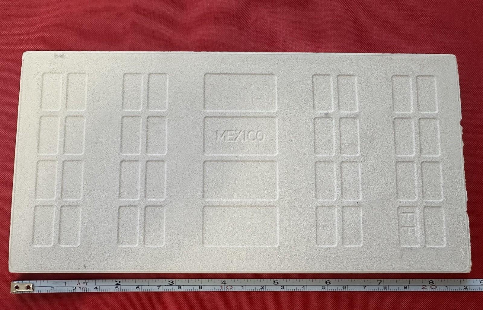 1 pc. Arctic White: 4-1/4″ X 8-9/16″ Matte Ceramic Tile by Daltile #0798, NEW