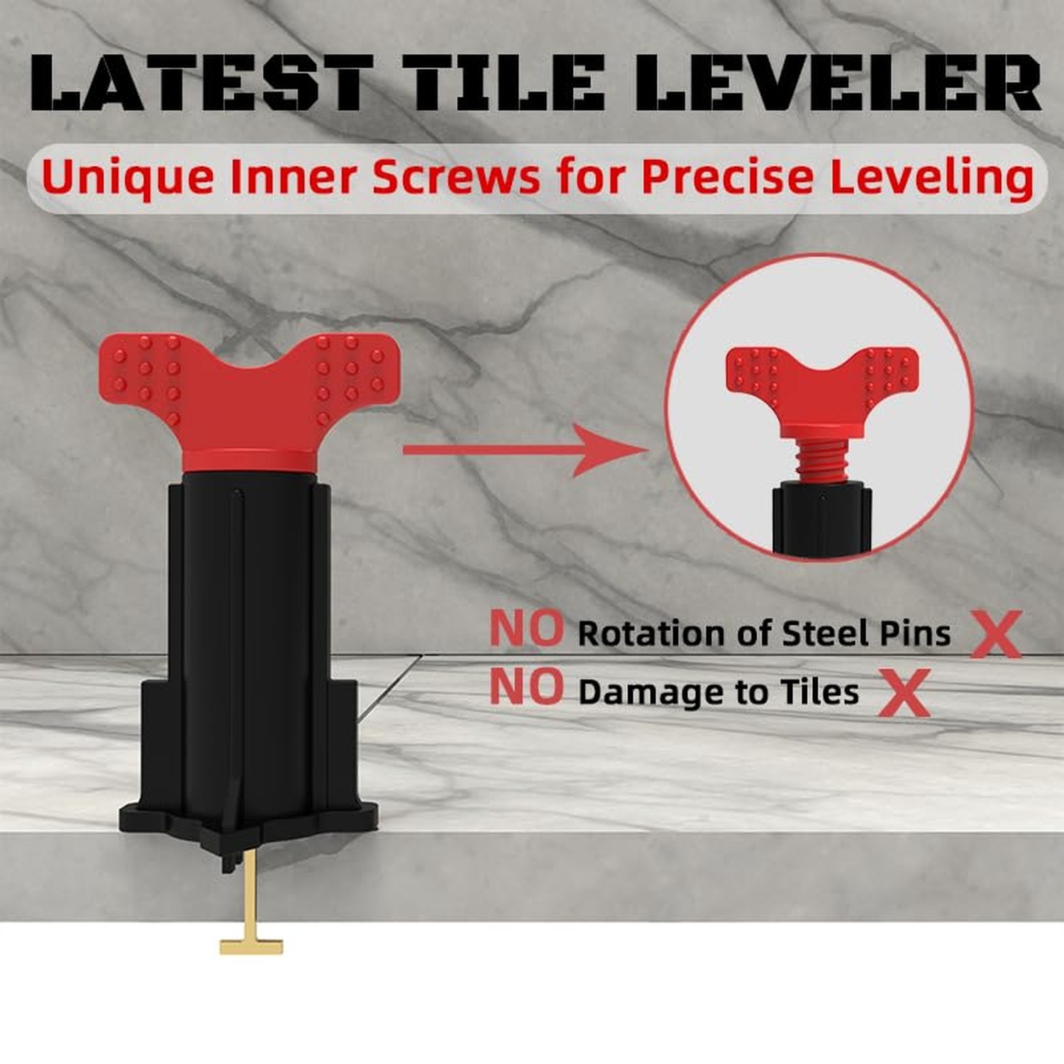 Reusable Tile Leveling System, Tile Tools for Installation, Tile Leveling Cli…